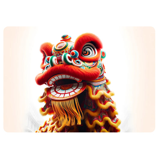 Chinese Lion Dance Hard Case