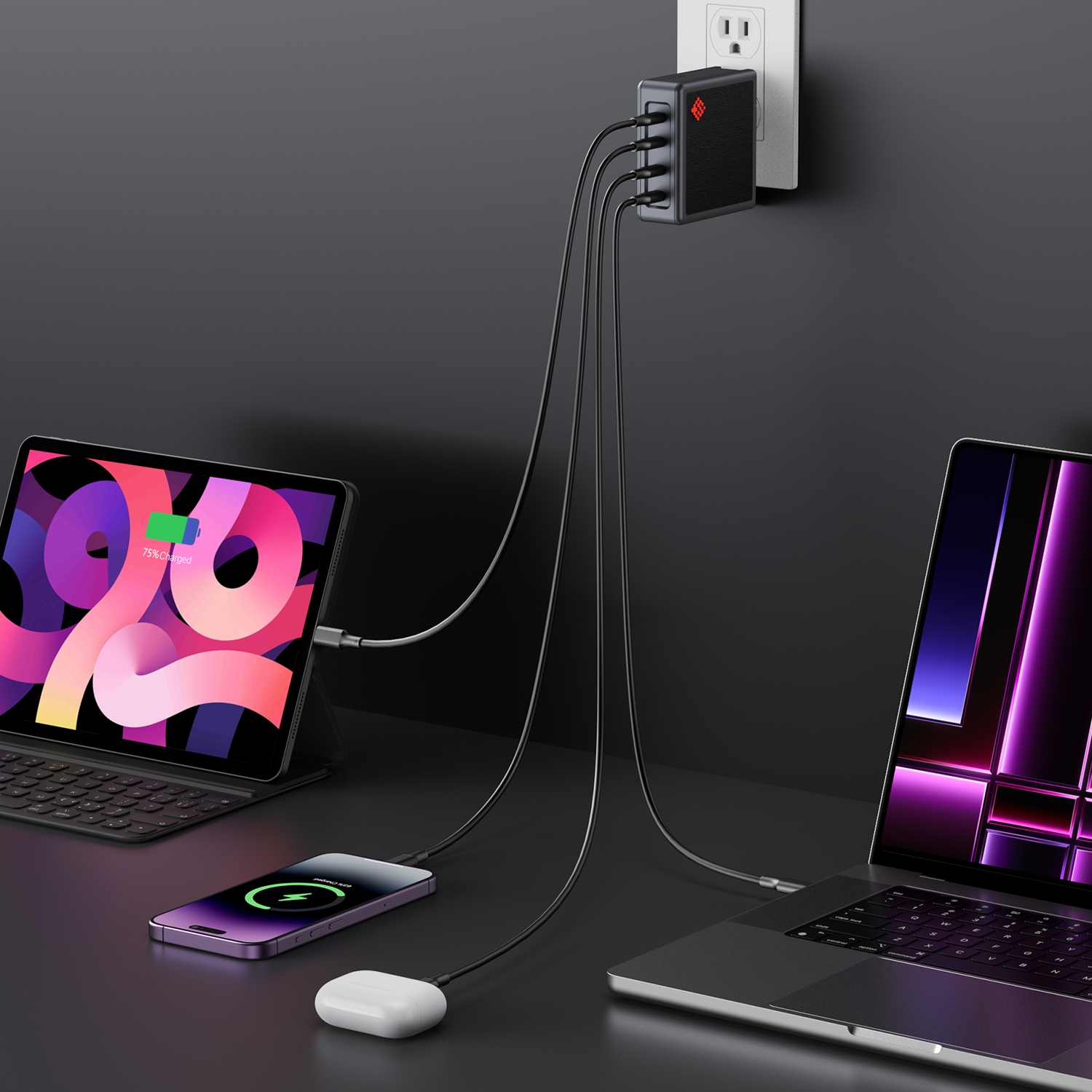 150W 4 USB-C Charger PD3.1