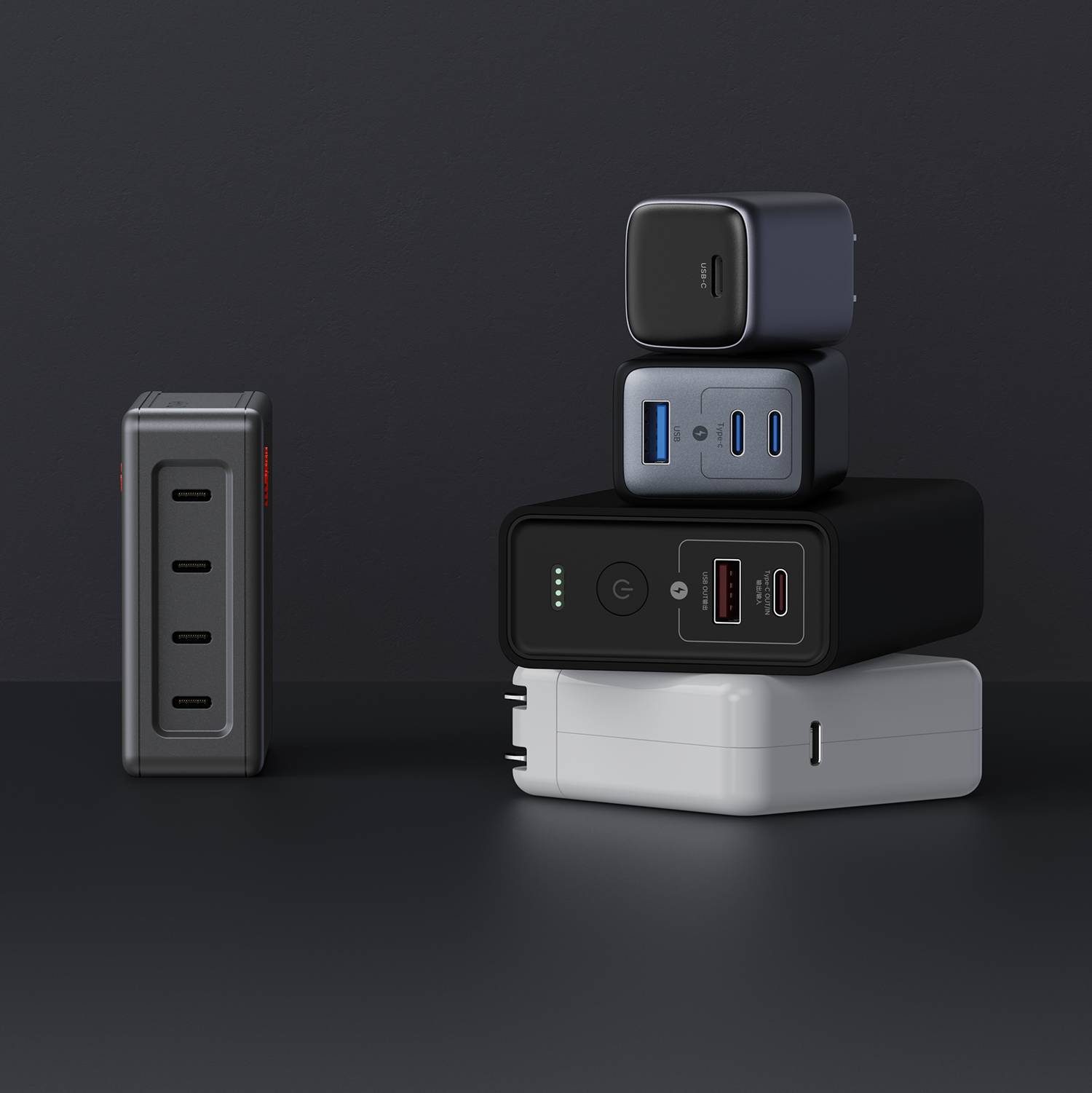 150W 4 USB-C Charger PD3.1